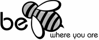 BE WHERE YOU ARE logo