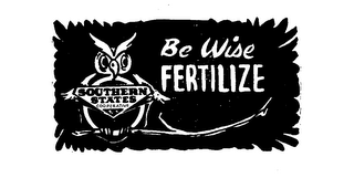 BE WISE FERTILIZE SOUTHERN STATES COOPERATIVE logo