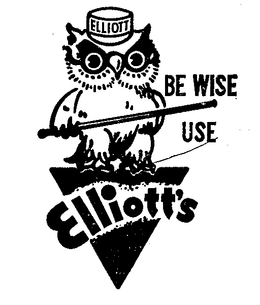 BE WISE USE ELLIOTT'S logo