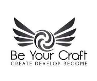 BE YOUR CRAFT CREATE DEVELOP BECOME logo