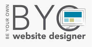 BE YOUR OWN "BYO" WEBSITE DESIGNER logo