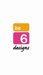 BE6 DESIGNS logo