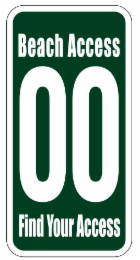 BEACH ACCESS 00 FIND YOUR ACCESS logo