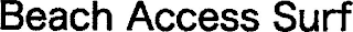 BEACH ACCESS SURF logo