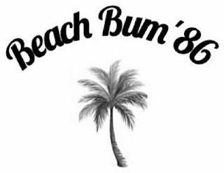 BEACH BUM '86 logo