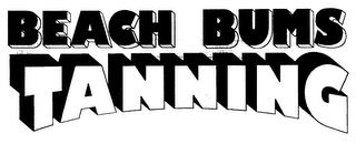 BEACH BUMS TANNING logo