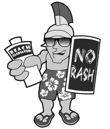 BEACH GLADIATOR NO RASH logo