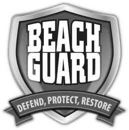 BEACH GUARD DEFEND, PROTECT, RESTORE logo