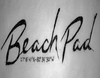 BEACH PAD 27° 18' 41" N 82° 34' 30" W logo