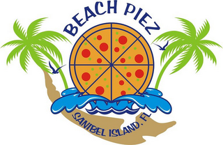 BEACH PIEZ SANIBEL ISLAND. FL logo