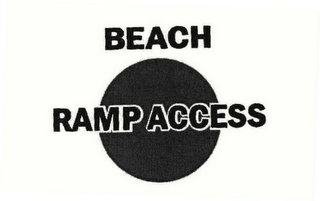 BEACH RAMP ACCESS logo