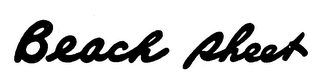 BEACH SHEET logo