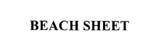 BEACH SHEET logo