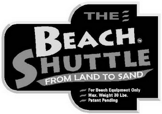 BEACH SHUTTLE FROM LAND TO SAND logo