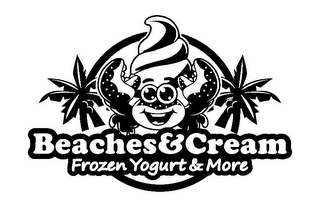 BEACHES&CREAM FROZEN YOGURT & MORE logo