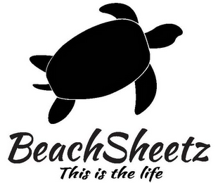 BEACHSHEETZ THIS IS THE LIFE logo