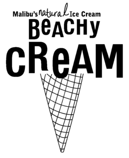 BEACHY CREAM MALIBU'S NATURAL ICE CREAM logo