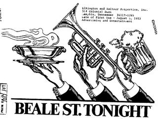 BEALE ST. TONIGHT logo