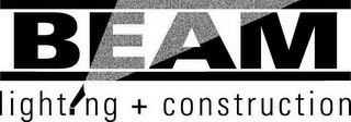 BEAM LIGHTING + CONSTRUCTION logo