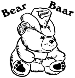 BEAR BAAR MONTANA logo