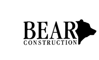 BEAR CONSTRUCTION logo