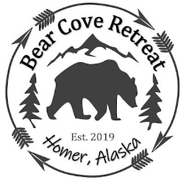BEAR COVE RETREAT EST. 2019 HOMER, ALASKA logo