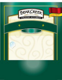 BEAR CREEK COUNTRY KITCHENS GREAT TASTE! logo