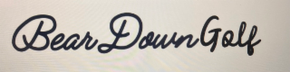 BEAR DOWN GOLF logo