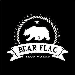 BEAR FLAG IRONWORKS HANDCRAFTED IN CALIFORNIA logo