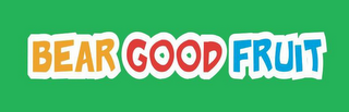 BEAR GOOD FRUIT logo