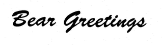 BEAR GREETINGS logo
