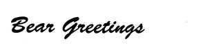 BEAR GREETINGS logo