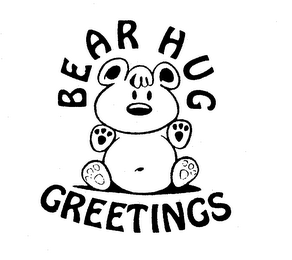 BEAR HUG GREETINGS logo
