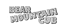 BEAR MOUNTAIN CUB logo