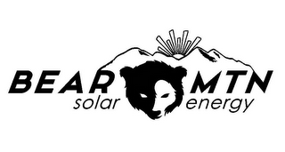 BEAR MTN SOLAR ENERGY logo