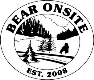 BEAR ONSITE EST. 2008 logo