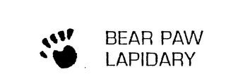 BEAR PAW LAPIDARY logo