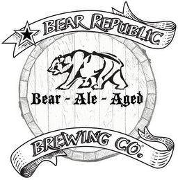 BEAR REPUBLIC BREWING CO. BEAR-ALE-AGED logo