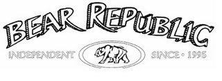 BEAR REPUBLIC INDEPENDENT SINCE 1995 logo