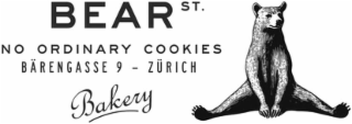 BEAR ST. NO ORDINARY COOKIES BÄRENGASSE 9 ZÜRICH BAKERY logo