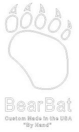 BEARBAT CUSTOM MADE IN THE USA "BY HAND" logo