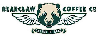 BEARCLAW COFFEE CO ONE FOR THE ROAD logo
