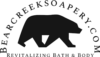 BEARCREEKSOAPERY.COM REVITALIZING BATH & BODY logo