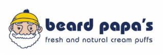 BEARD PAPA'S FRESH AND NATURAL CREAM PUFFS logo