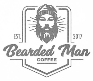 BEARDED MAN COFFEE EST. 2017 logo