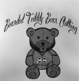 BEARDED TEDDY BEAR CLOTHING BB logo