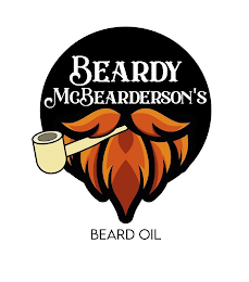BEARDY MCBEARDERSON'S BEARD OIL logo