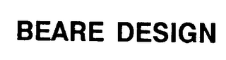 BEARE DESIGN logo