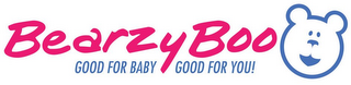 BEARZYBOO GOOD FOR BABY GOOD FOR YOU logo