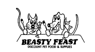BEASTY FEAST DISCOUNT PET FOOD & SUPPLIES logo